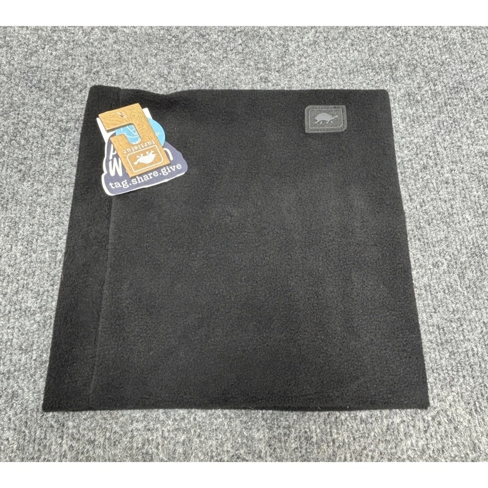 Turtle Fur Double-Layer Neck Warmer Chelonia 150 Soft Fleece Adult Black NEW NWT